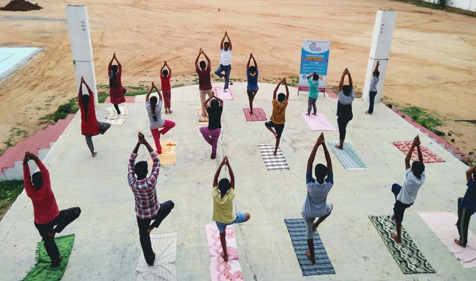 Yoga Training on Yoga Day i.e 21 st June