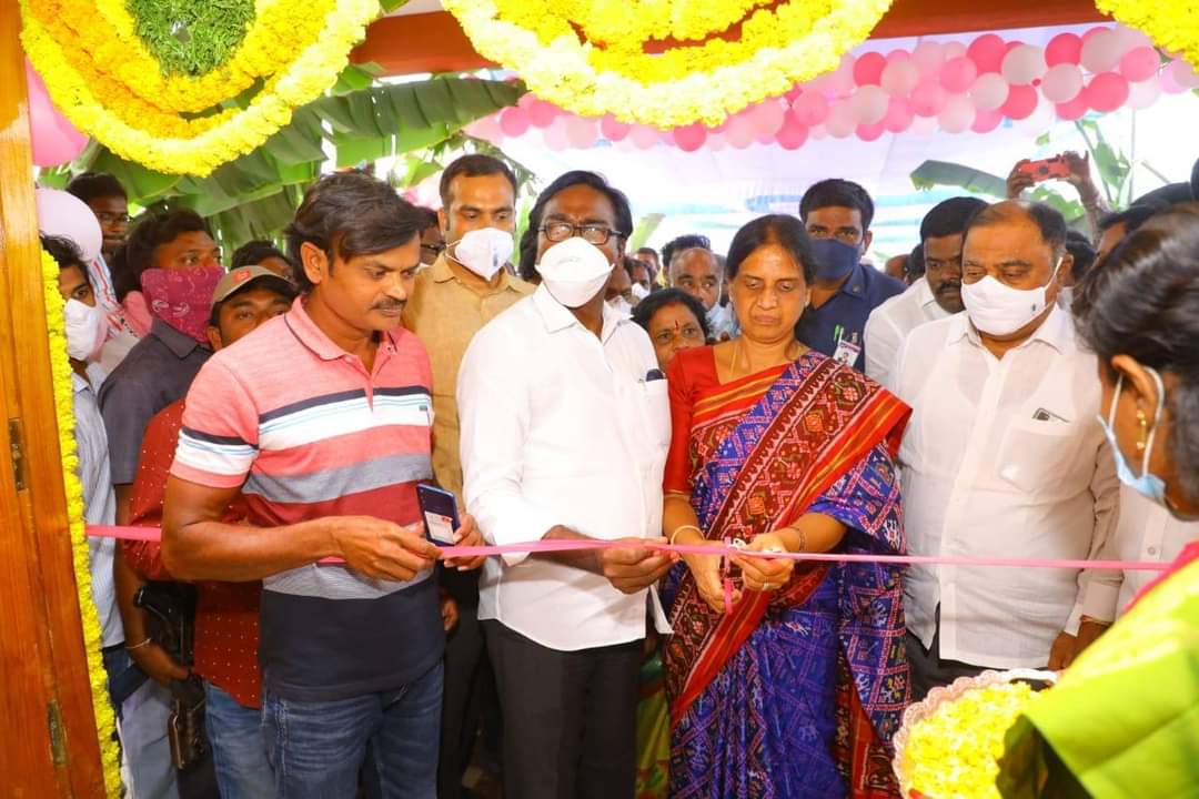 New college building inaugurated on 22nd January 2021 by Honorable Educational Minister of Telangana State Smt P.Sabhitha Indhra Reddy garu