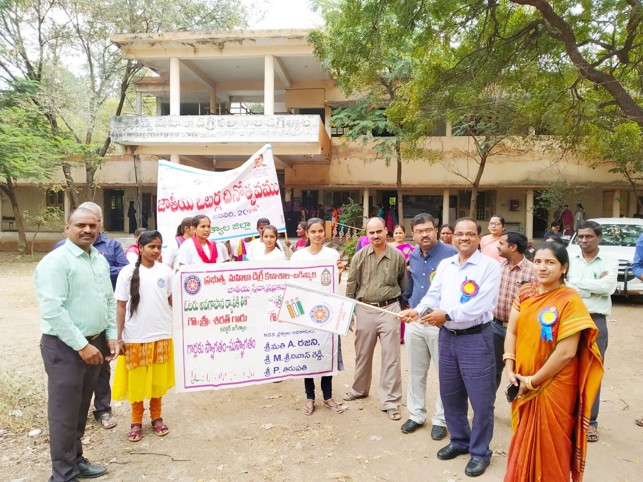 Voter awareness rally with Addl. Collector